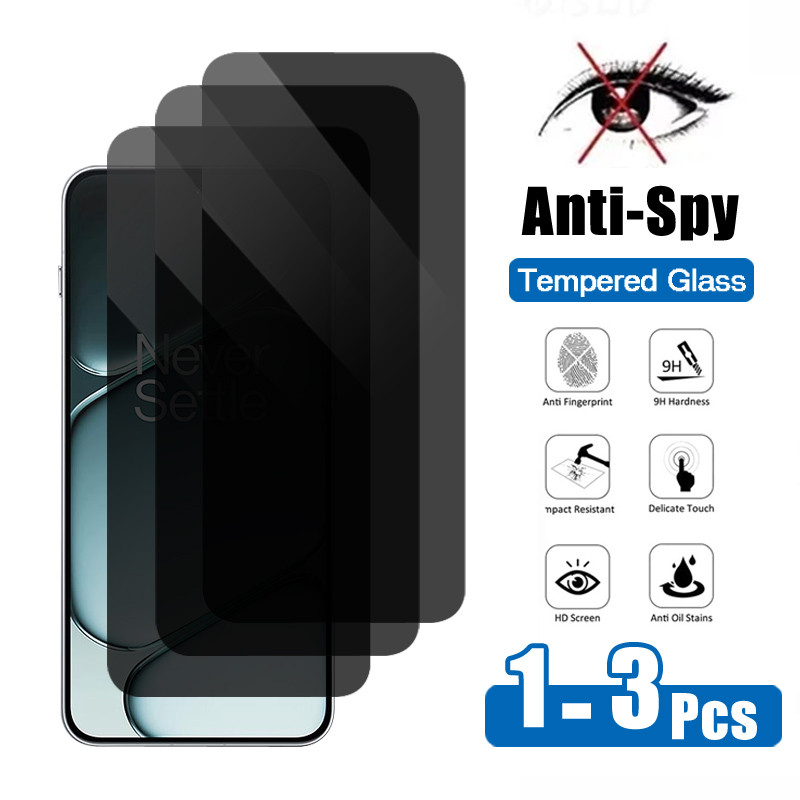1-3 ชิ้น OnePlus Ace 6 5G ความเป็นส่วนตัวกระจกนิรภัยสําหรับ OnePlus 15 13S 13R 13T Ace 5 Ultra Racin