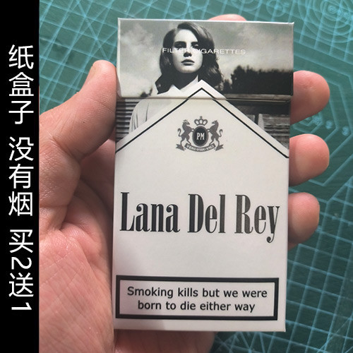 Lana del rey lana del rey บุหรี่ Thunder Sister ลิปสติกแฟชั่นอุปกรณ์ต่อพ่วงเครื่องประดับ Props บรรจุ