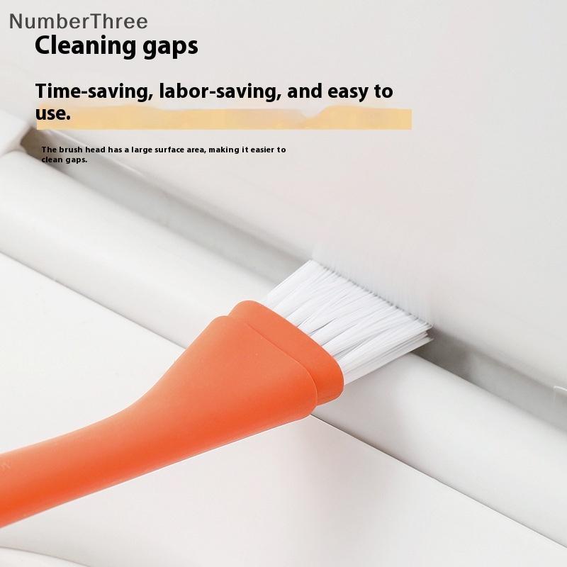 NumberThree แปรงทําความสะอาดร่องหน้าต่าง Windows Slot Cleaner สําหรับประตูชั้น Gap คีย์บอร์ดแปรง + D