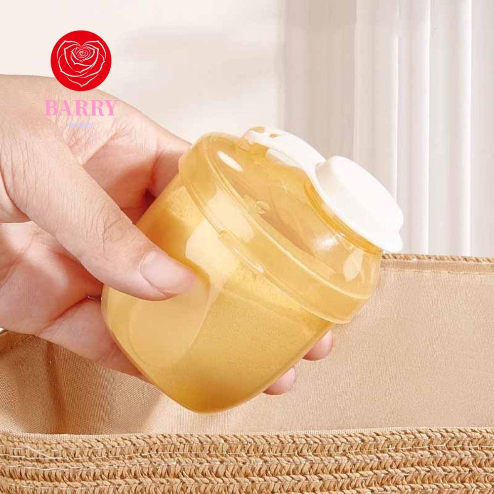 BARRY Toddle ภาชนะใส่ขนม, กล่องข้าวใส่อาหาร นมผง กล่องนมผงเด็ก, โถซีลแบบพกพา จําเป็นธัญพืชพร้อมช้อนน