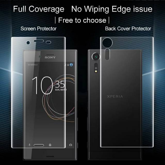 ไฮโดรเจล Sony Xperia X/XZ/XZs/XZ Premium/XZ1/XZ2 Premium/XZ3 Anti-Scratch ด้านหน้าด้านหลังคลุมทั้งหม