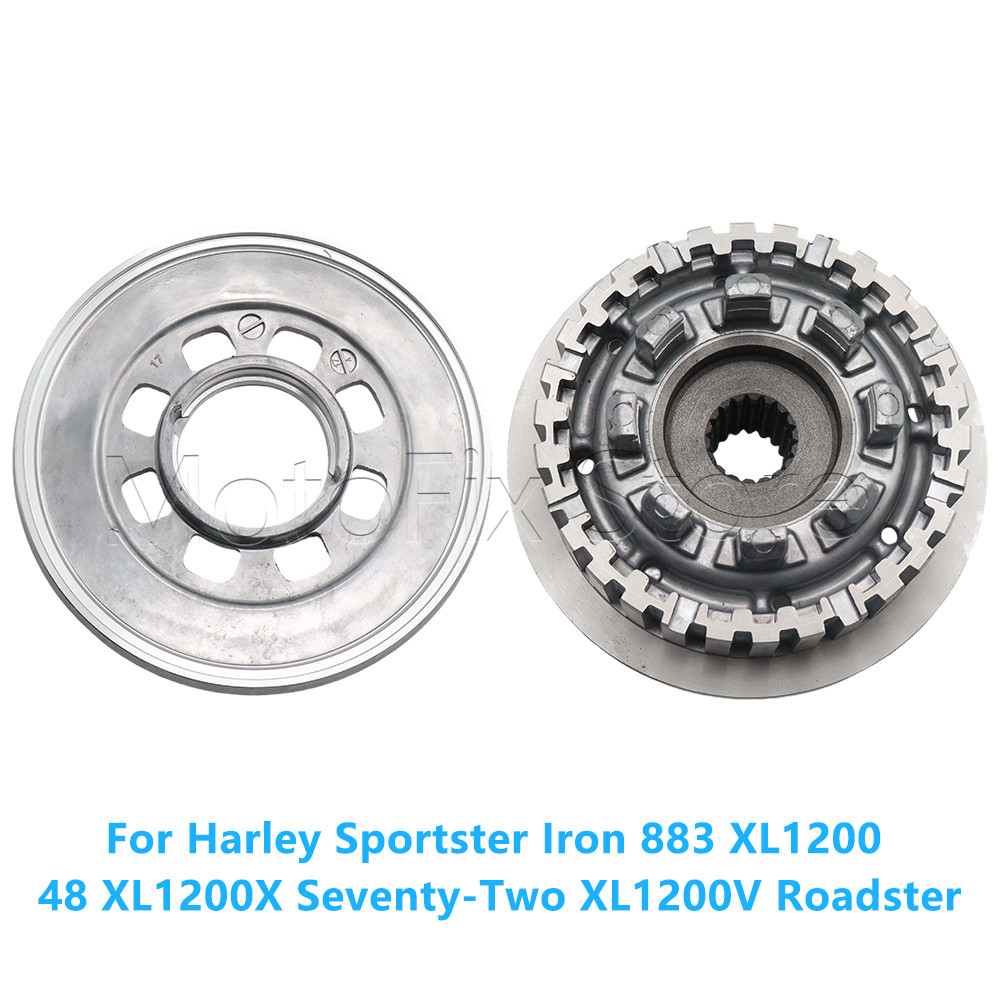 คลัทช์แผ่นความดันและคลัทช์ด้านในสําหรับ Harley Sportster 883 XL1200 48 72 XL1200X XL1200V XL1200C Ro