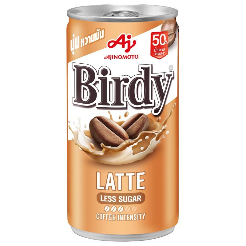 เบอร์ดี้กาแฟลาเต้ 170มล. Birdy Latte Coffee 170ml. [หมายเลขบาร์โค้ด 8850250000358]