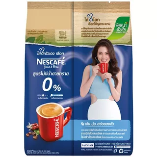 เนสกาแฟเบลนด์แอนด์บรูกาแฟปรุงสำเร็จชนิดผงไม่มีน้ำตาล 12.2ก แพค 27ซอง Nescafe No Table Sugar12.2gX27 [8850125091665 ]