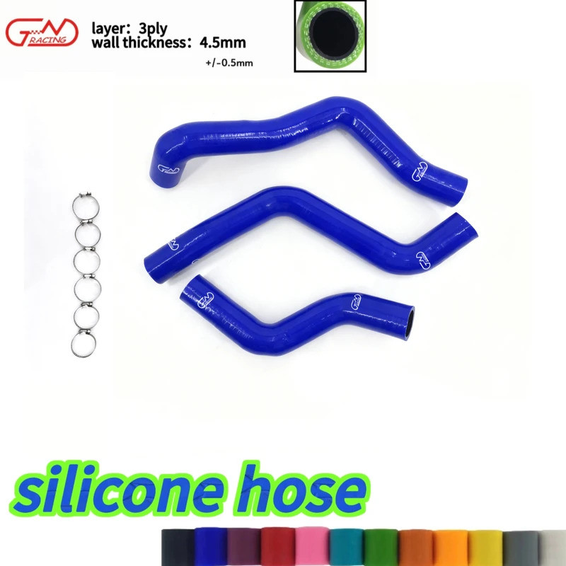 JN RACING ท่อซิลิโคนสําหรับ MAZDA RX- 8 RX8 1.3L SE3P 13B-MSP R2 2003-2008 SILICONE RADIATOR HOSE