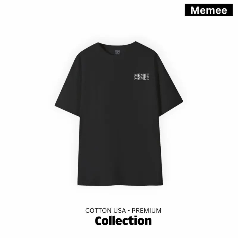 Memee | เสื้อยืดCOTTON USA ผ้าหนานิ่มS-6XL (Memee V.4ใหม่ล่าสุด)