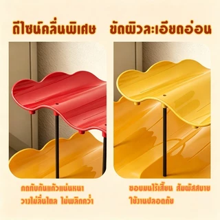 ที่วางแก้ว ชั้นวางแก้วอเนกประสงค์ 2/3/4 แข็งแรงทนทาน เหมาะสำหรับใช้ในครัวและห้องอาหาร การผสมสีโดปามีน