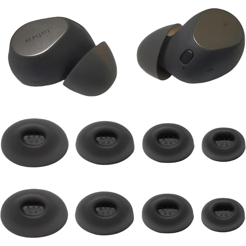 Luckvan เปลี่ยนเคล็ดลับหูสําหรับ Jabra Elite 10 เคล็ดลับหูฟังซิลิโคน Jabra Earbuds Elite 10 Gen 2 เค