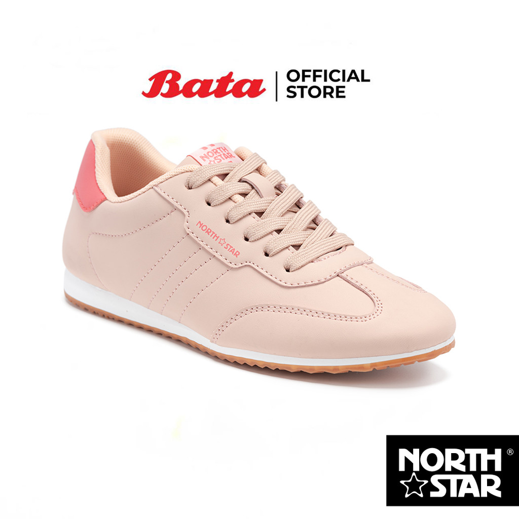 Bata บาจา North Star รองเท้าผ้าใบแบบผูกเชือก สำหรับผู้หญิง รุ่น EVRI สีงาช้าง 5201030 สีชมพู 5205030 สีน้ำตาล 5204030