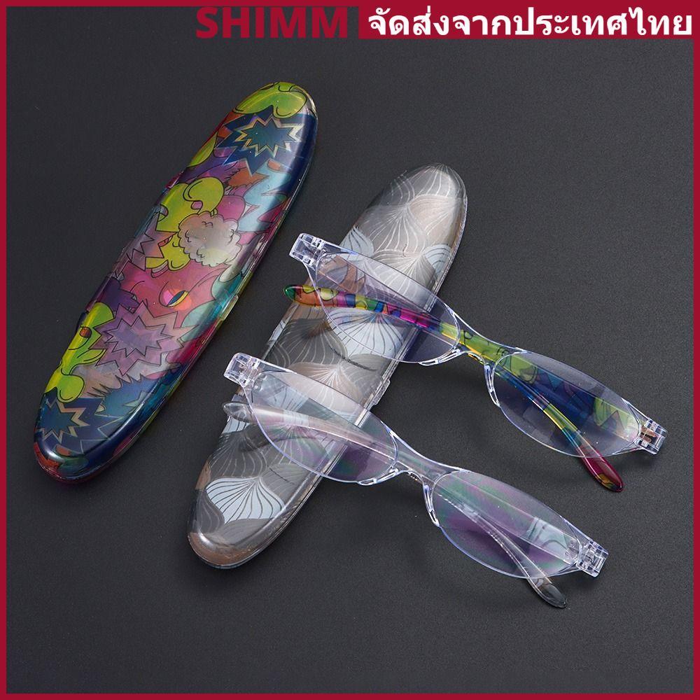 ✨In Stock✨SHIMMERLUX แว่นตาอ่านหนังสือ ลายดอกไม้ พร้อมบานพับ แฟชั่นฤดูใบไม้ผลิ ป้องกันแสงสีฟ้า สําหรับคอมพิวเตอร์