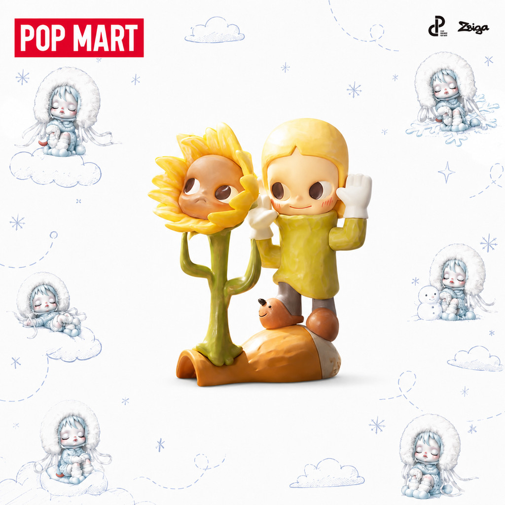 [ลับ] POPMART Zsiga Slow Down Series ของขวัญตกแต่งกล่องปริศนา