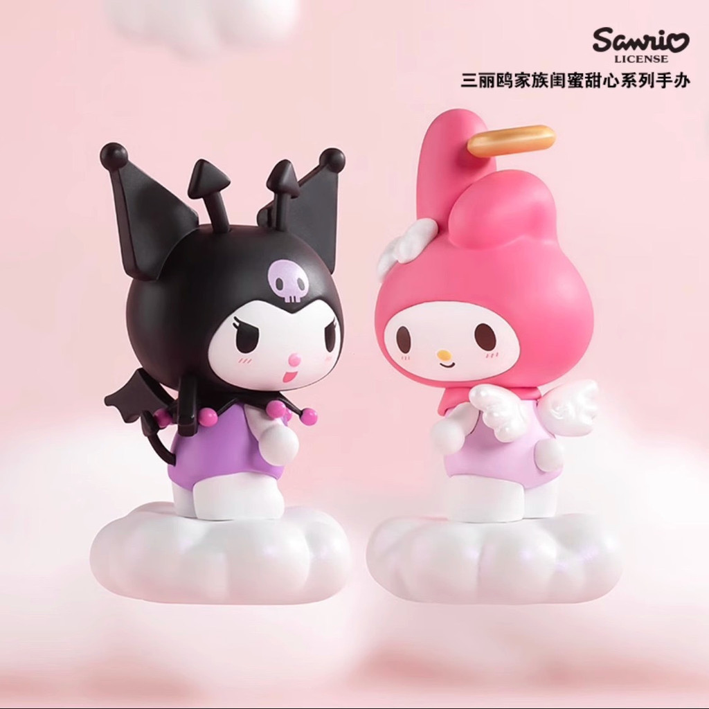 [ราคากิจกรรมร้านค้าใหม่] POPMART POPMART Sanrio Family Girlfriends Sweetheart Series Mystery Box Kur