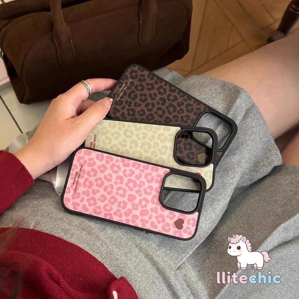 เคสไอโฟน17 15เคสสีเดียวลายเสือดาว ม้า2026 ฮิต สำหรับ IPhone 17 16 11 13 15 12 Pro Max 17 16 Plus 16 15 Pro