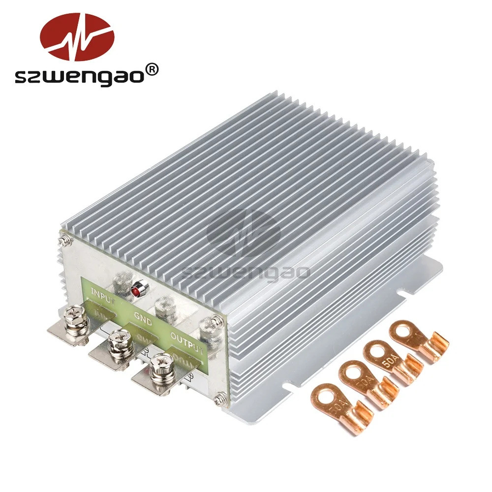 ใหม่ DC-DC 12V ถึง 48V 10A 15A Step up โมดูลจ่ายไฟแบบปรับได้-&*&
