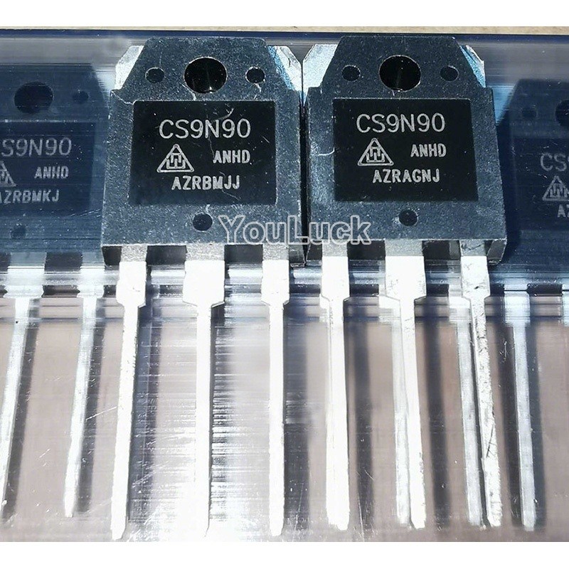 2 ชิ้น CS9N90 ANHD TO-3P 9A/900V MOSFET ทรานซิสเตอร์ใหม่