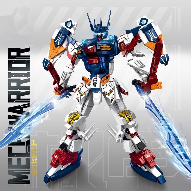 Mecha Series Gundam Model Boys Hand-Made ประกอบของเล่น Strike Robot ประกอบบล็อกตัวต่อ Lego เข้ากันได