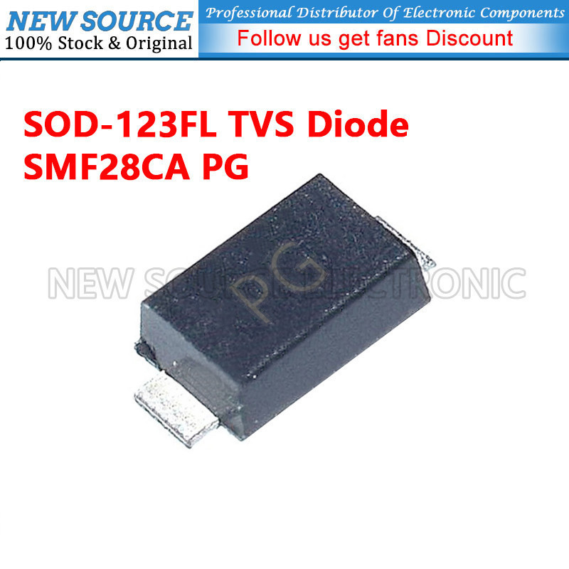 [20-100 ชิ้น] SMF28CA PG SOD-123FL TVS ทรานซิสเตอร์ SMD ไดโอดไฟฟ้าสถิตและป้องกันไฟกระชาก แหล่งใหม่