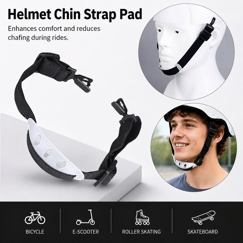 Chin Strap หมวกนิรภัย สายรัดคางหมวกเซฟตี้ ปรับความยาวได้ เลือก 2 ชิ้น อุปกรณ์เซฟตี้สำหรับงานช่างโรงงาน