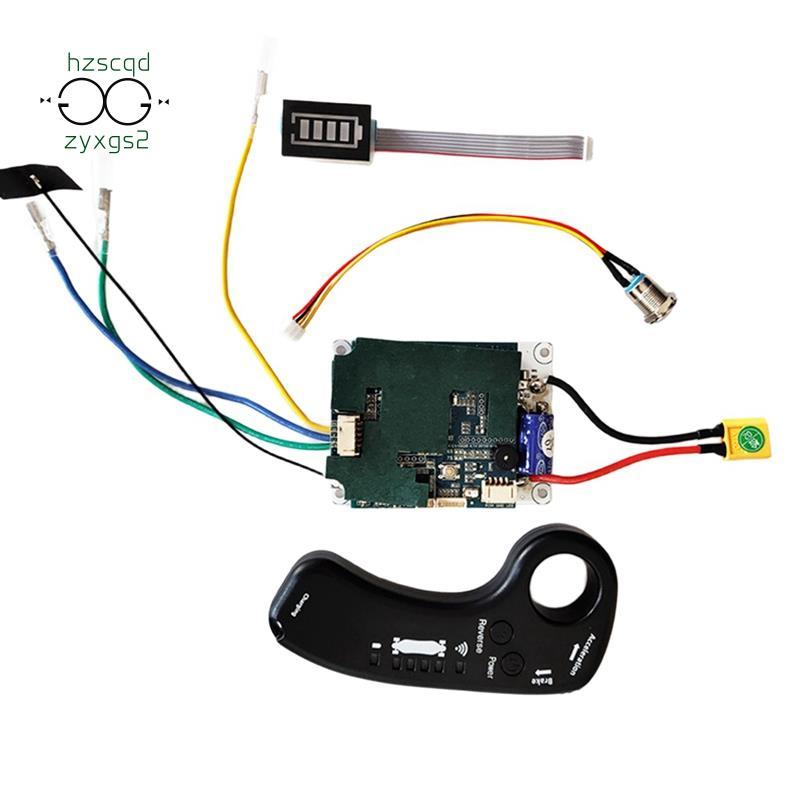 {yueynntht}สเก็ตบอร์ด 4 ล้อไฟฟ้า Longboard ESC Kit 10S 36V Single Drive Control เมนบอร์ดพร้อม Remote