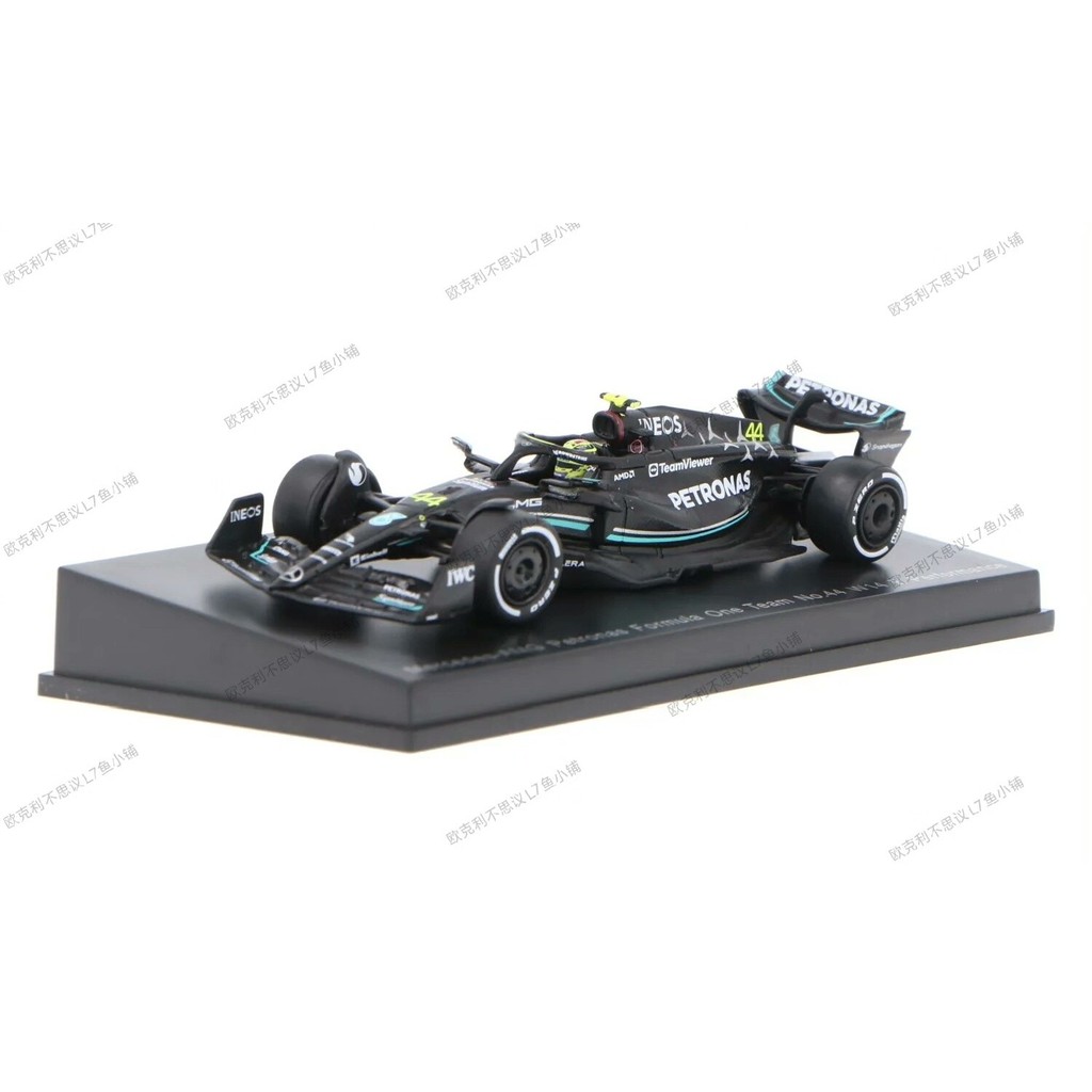 F1 Racing Model 1: 64 SPARK Mercedes Benz W14 Hamilton 2023 Racing Season Model WDC World Champion W