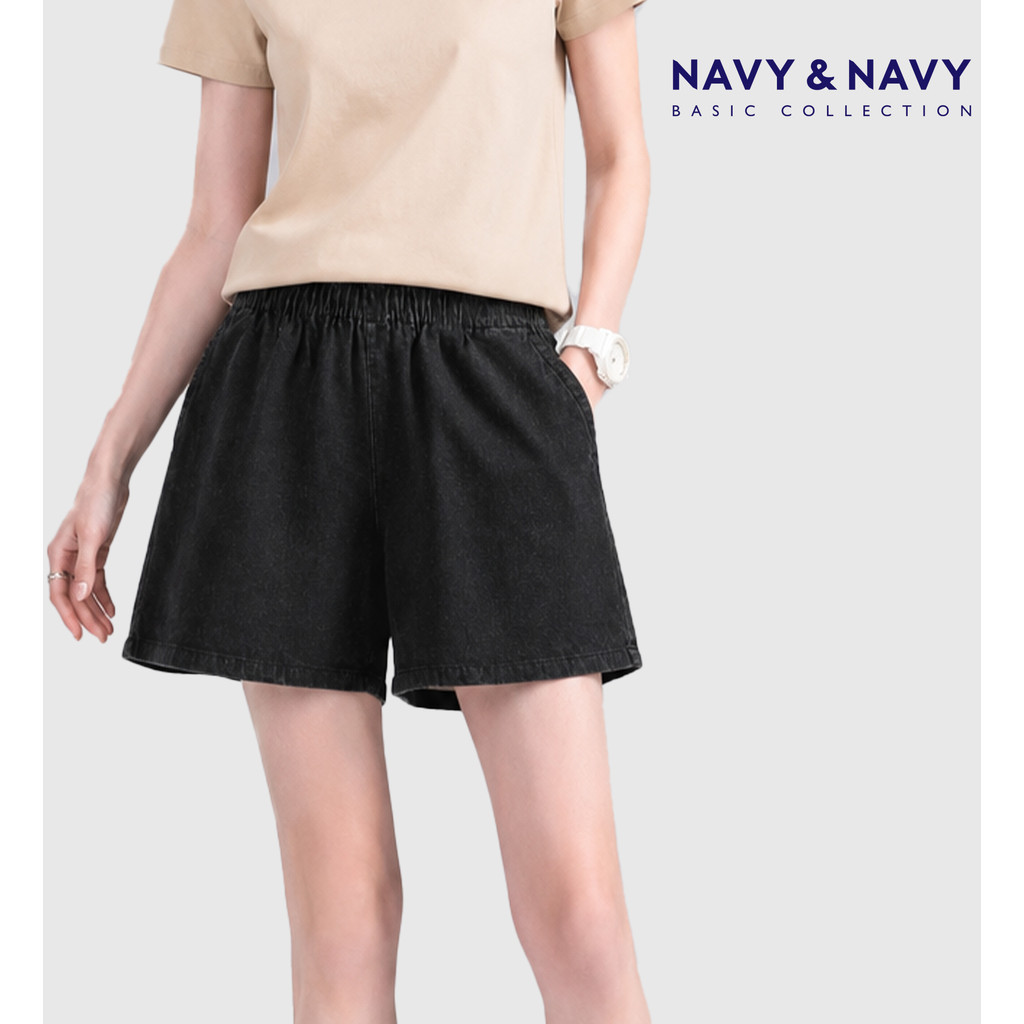 FOS x NAVY & NAVY กางเกงยีนส์ผู้หญิง EASY SHORTS