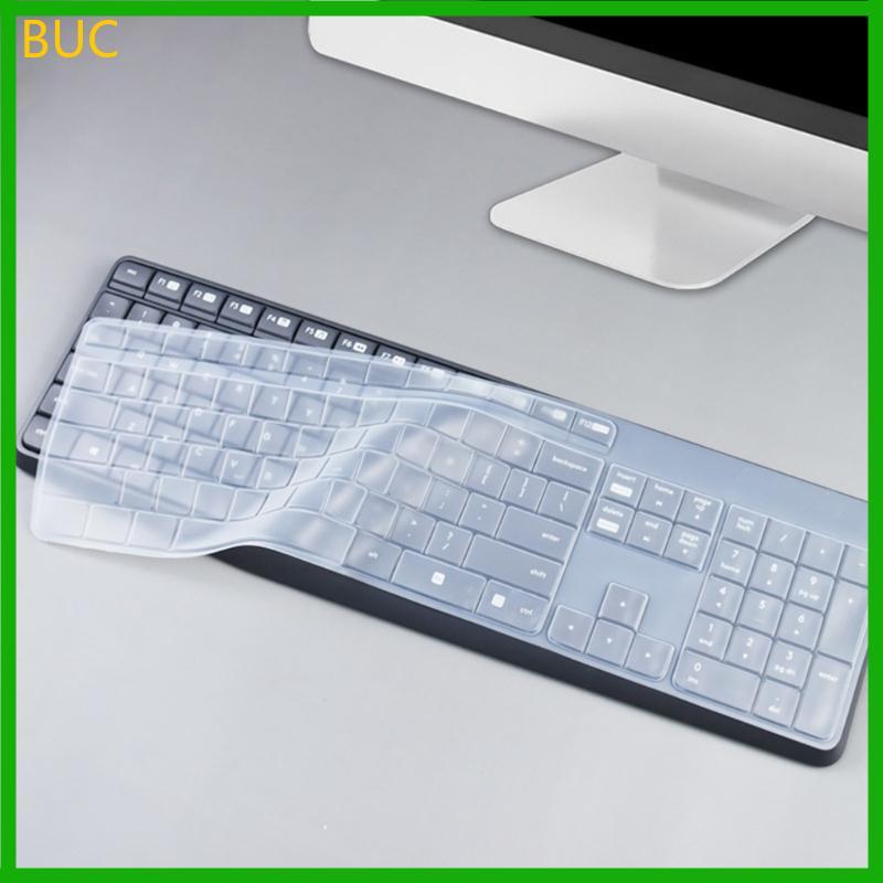 BUC คีย์บอร์ดสําหรับ K235 K375 MK235 MK315 โปร่งใสซิลิโคนป้องกันผิวกรณี