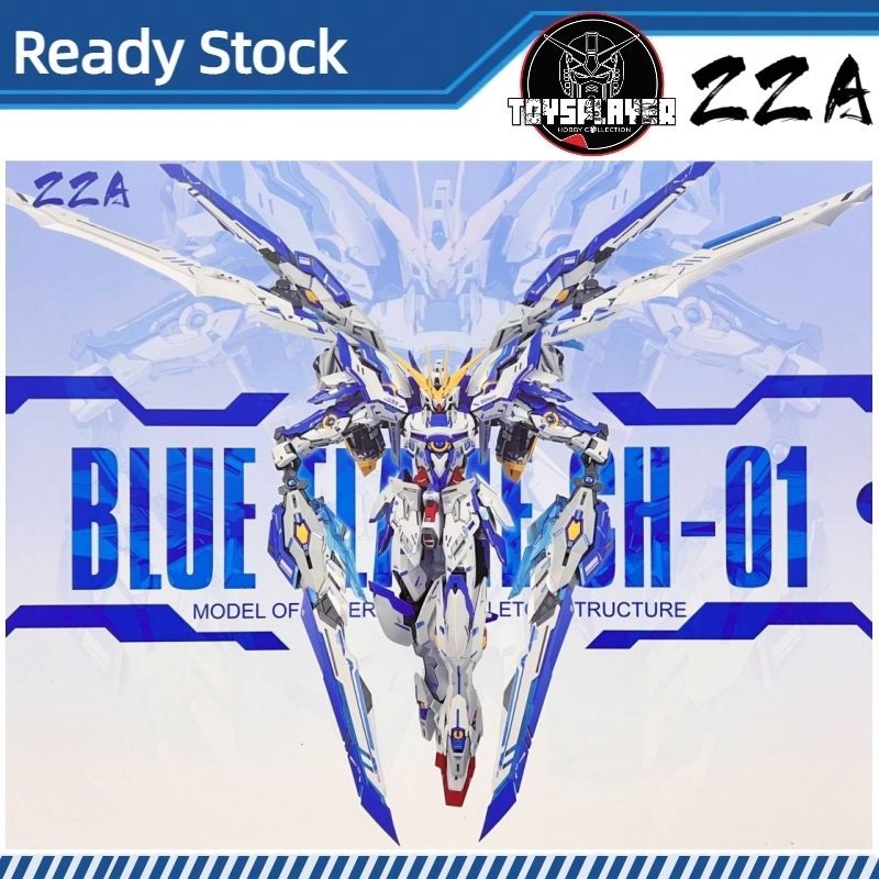 ZZA รุ่น CH-01 Blue Flame Model Kits ZZA 款形人甲-蓝 (Blue Flame) 合金骨架 模型