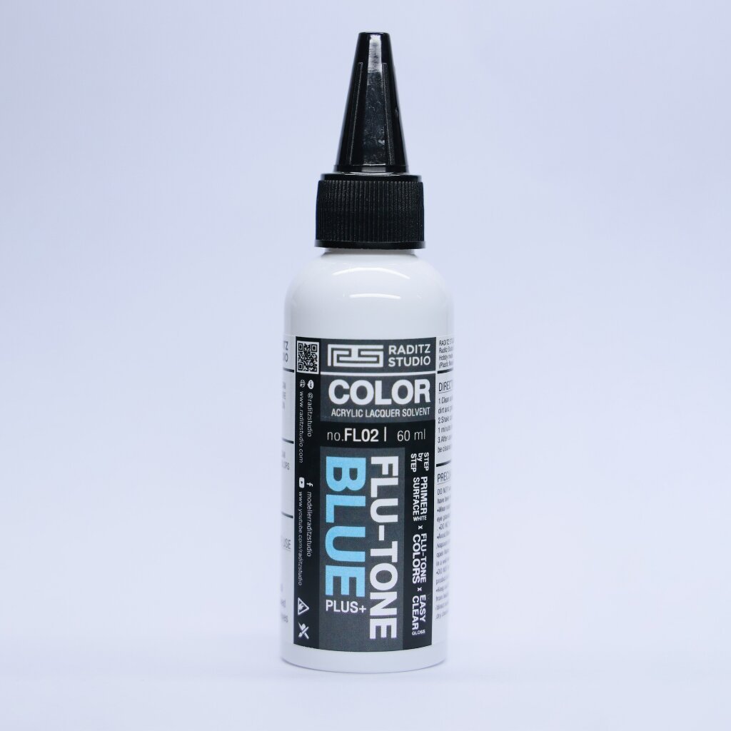 Raditz Studio FL02 Flu-Tone Blue 60 ml (Flu-Tone Series) 8858878500028 (สี)