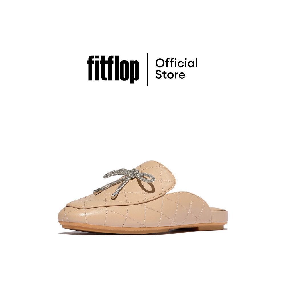 FITFLOP LULU รองเท้าแตะแบบสวมผู้หญิง รุ่น ED4-592 สี Light Tan