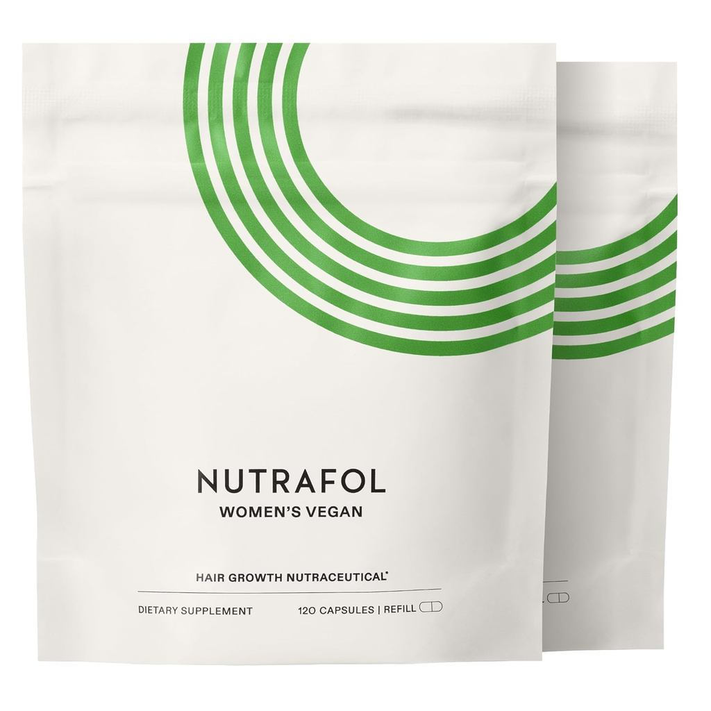 NutrafolWomensHairGrowths,ForWomen18-44YearsOld,ClinicallyTestedforVisyThicker,StrongerHair,100%Vega