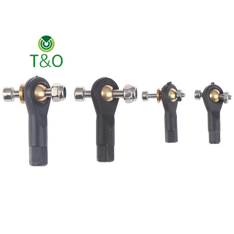 [T&OT] M2 M3 Rod End RC Ball Joint Link พร้อมชุดสกรูสําหรับ RC เครื่องบินรถ Buggy [ใหม่]