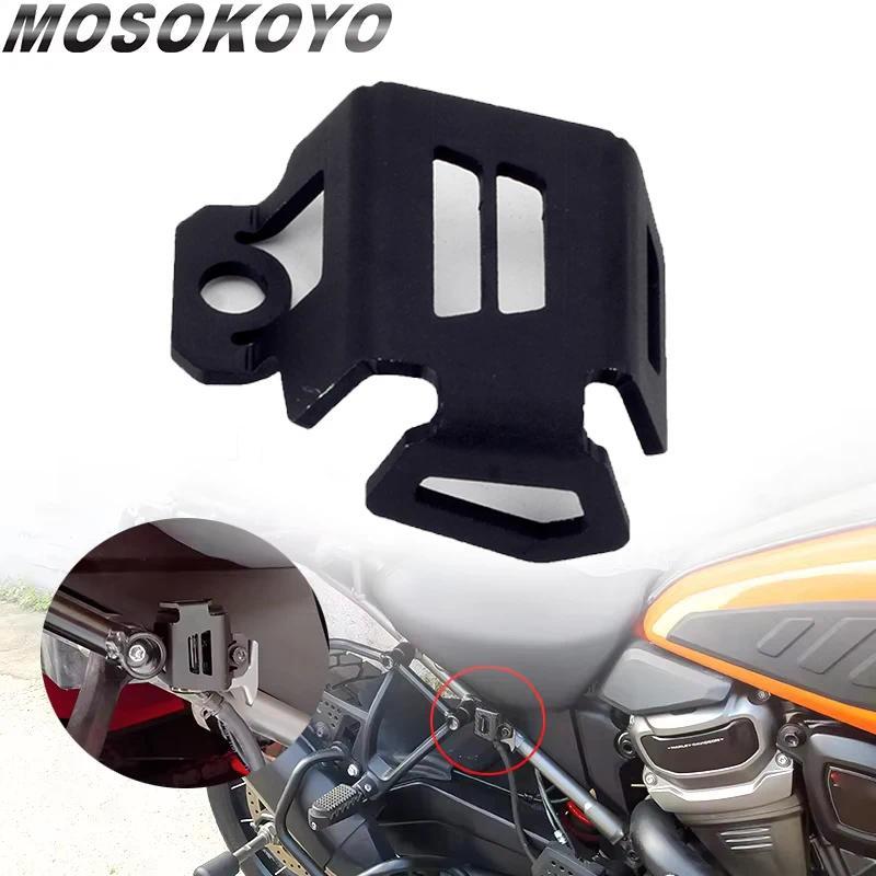 Lสำหรับ Harley Pan America 1250 Pan1250 1250S RA1250 Special 21-26 ฝาครอบป้องกันถังน้ำมันเบรกหลัง
