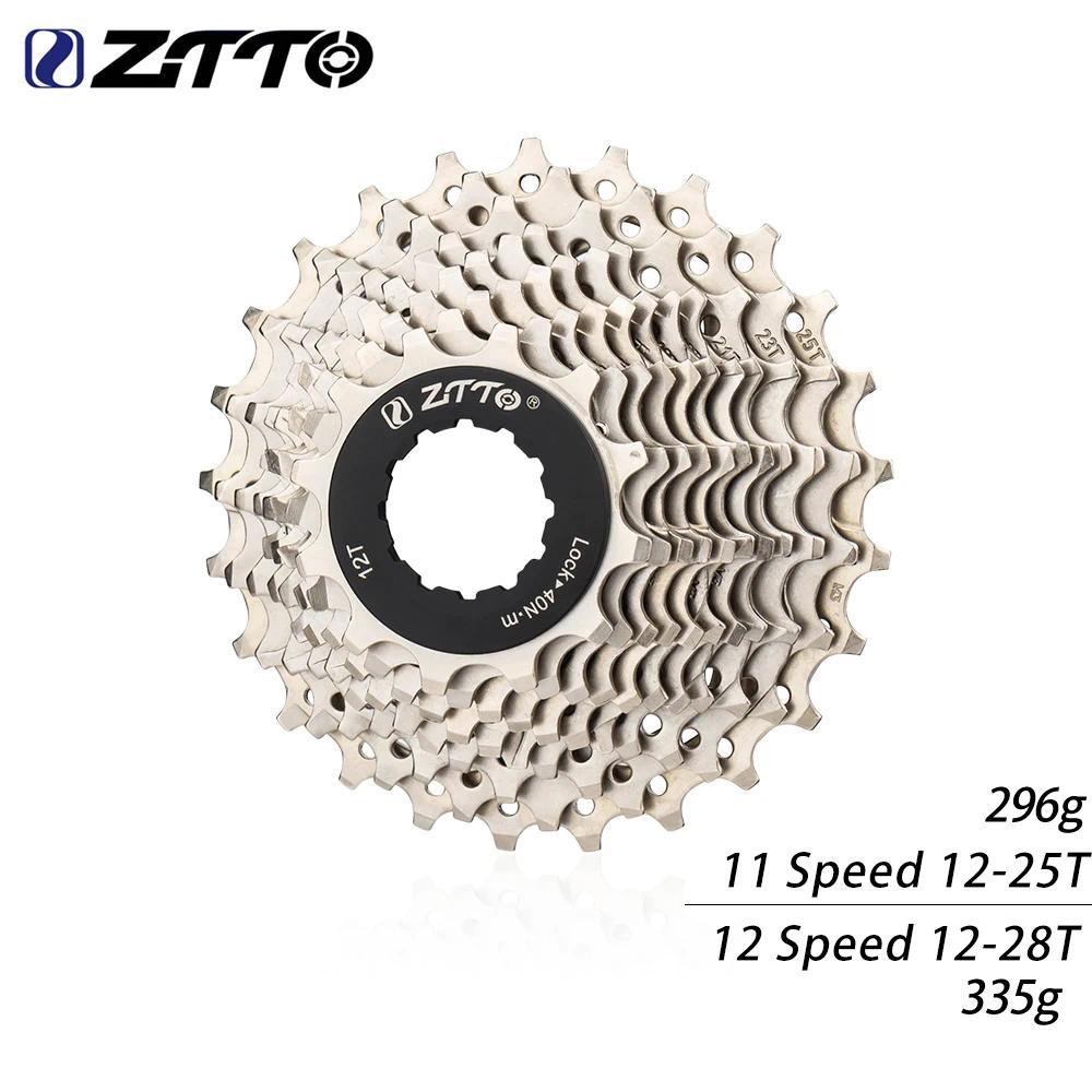 ZX ZTTO 12 Speed 12-28T Road Bike cassette 11S 12-25T Freewheel Steel 12T Road Racing Sprocket 11 12