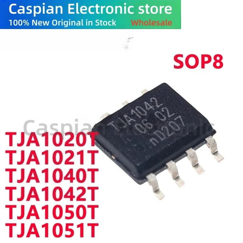 5PCS TJA1050T TJA1051T TJA1042T TJA1040T TJA1020T TJA1021T TJA1050 TJ1051 TJA1042 A1040/C A1020 ชิปS