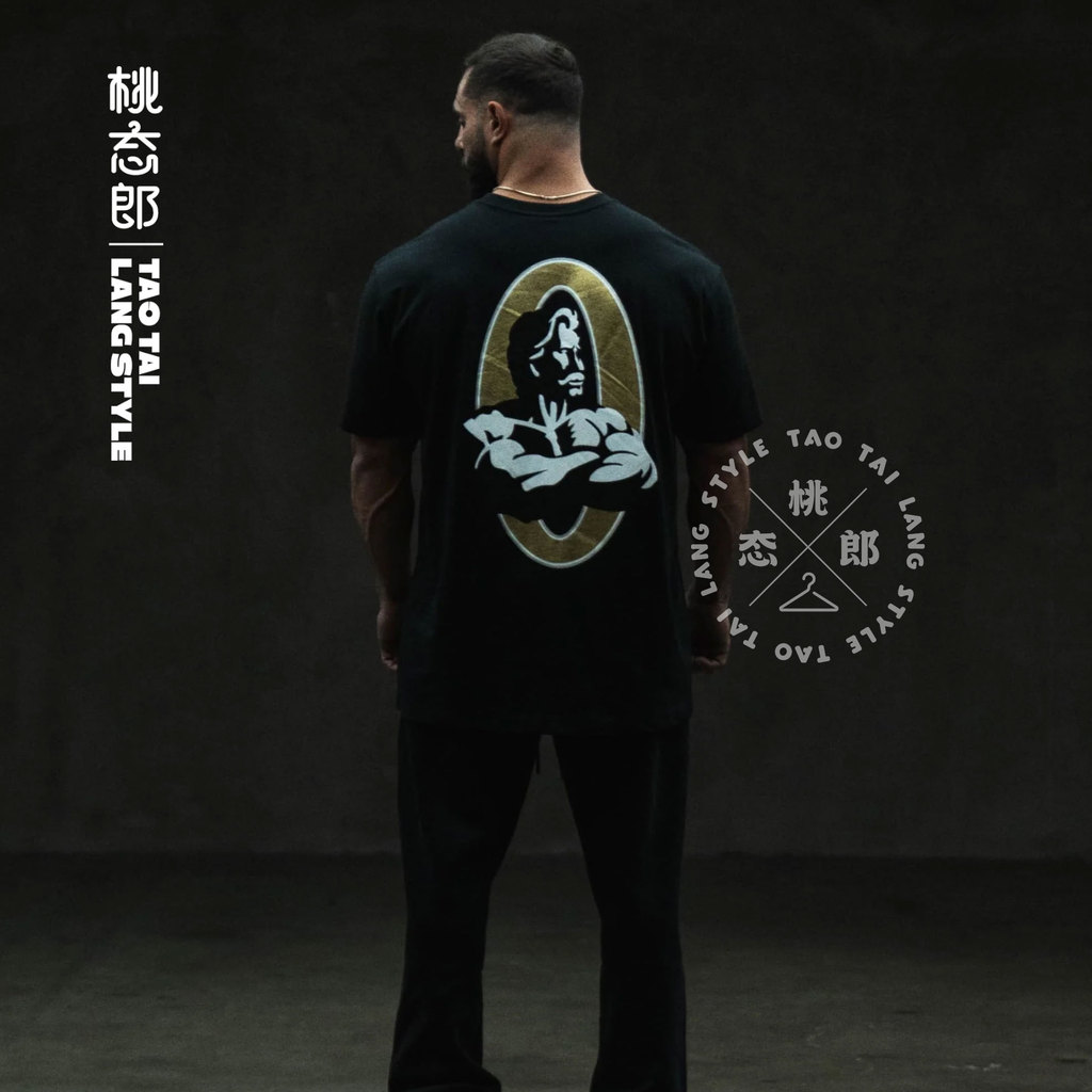 ReadystockGymrunners x Gold Olympia Basic Tee Mens Fitness 100% Cotton Half Sleeve T-shirt