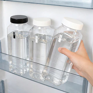 Naikrua ขวดน้ำพลาสติก 3 ชิ้น ความจุ 1,400 มล. มีสเกลบอกปริมาตร ขวดน้ำ Water Bottle