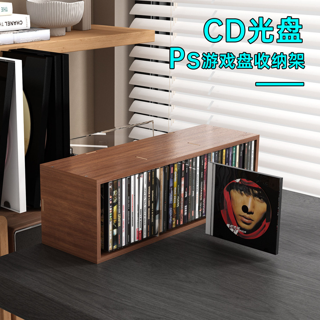 C cd Disc Rack Storage ไวนิลบันทึก Storage cd Rack ps4/5ps5 เกม CD Storage Rack