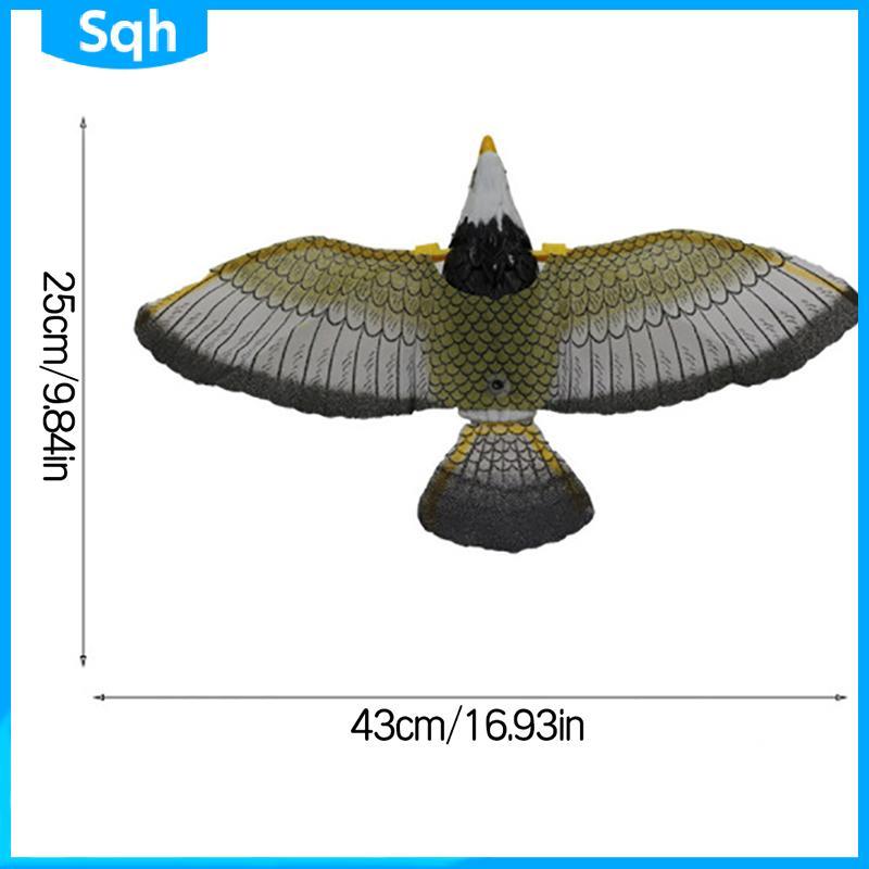 Bri Luminous Bird Repellent ห้อย Eagle พร้อมเพลง Flying Bird Scarer Flying Bird ywr