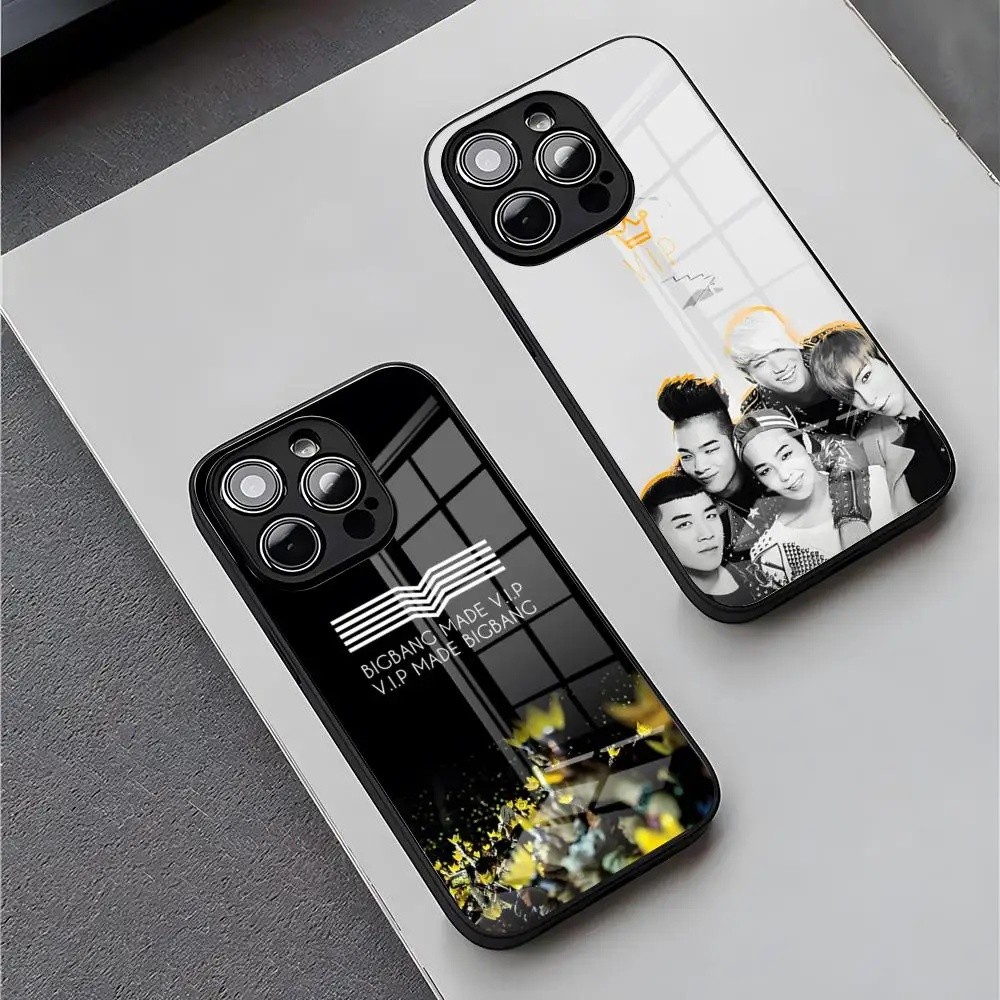 BK-1 B-BIGBANGsเคสโทรศัพท์สําหรับIPhone 16 Pro Max 15 Plus 14 Pro 12 11 13 Mini X XR XS Max 8 7 Plus