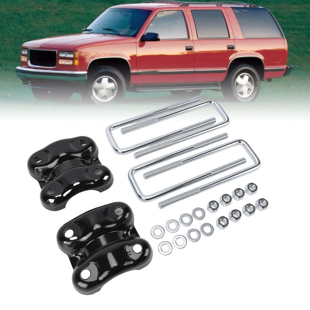 GOTOTOP Trailer U Bolt Kit สลักเกลียวเพลาหลังโลหะและแผ่น 8.75in OEM 15592585 15592586 สําหรับ C1500 