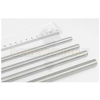 สตัด โบลท์ ตลอด ยาว 1 เมตร สแตนเลส 304 เกลียวมิล หยาบ M8 M10 M12 / Stud Bolt Thread Rod 1 Meter