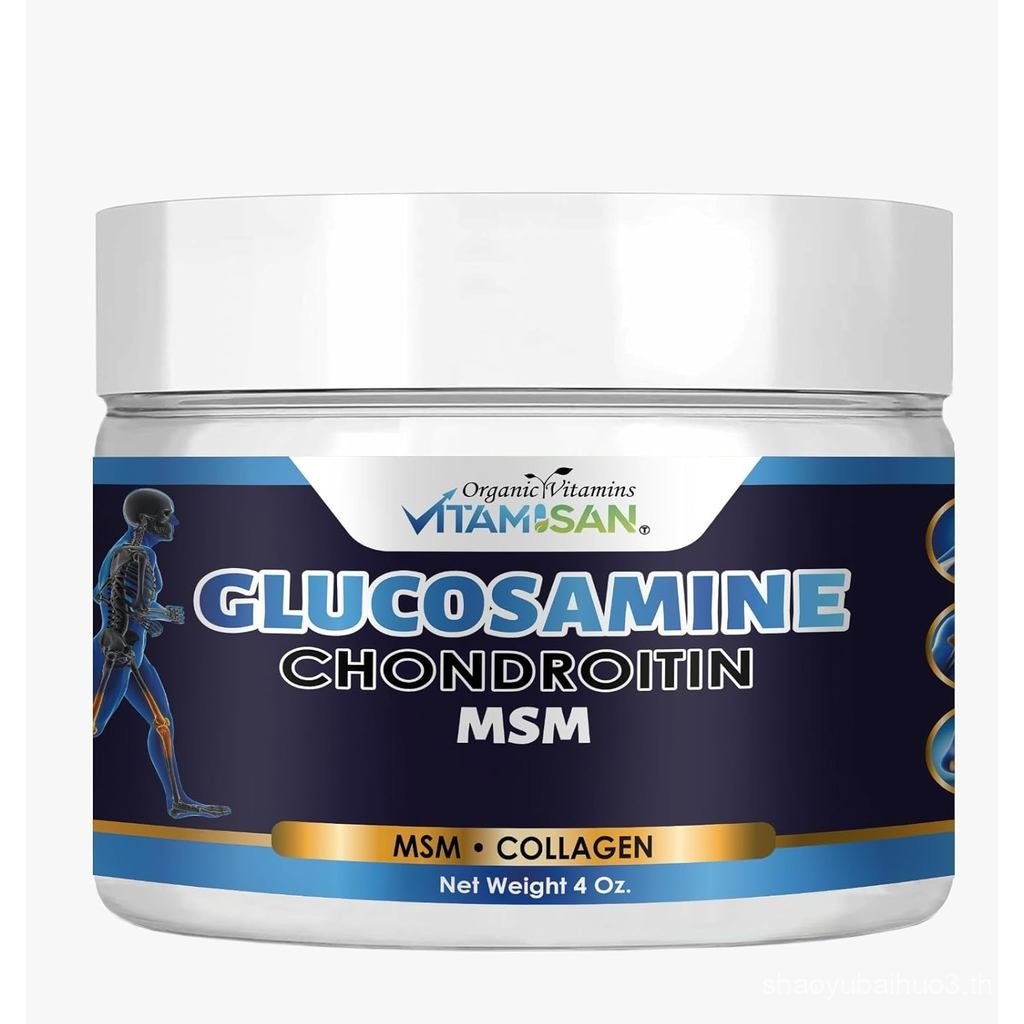 VAMISAN Premium Organic Glucosamine & Chondroitin Cream with M Arnica & Collagen