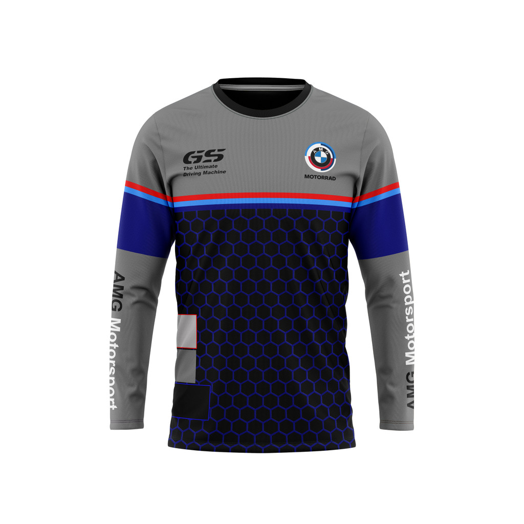 Amg 2024 เสื้อยืดเสื้อปั่นจักรยานแขนยาว