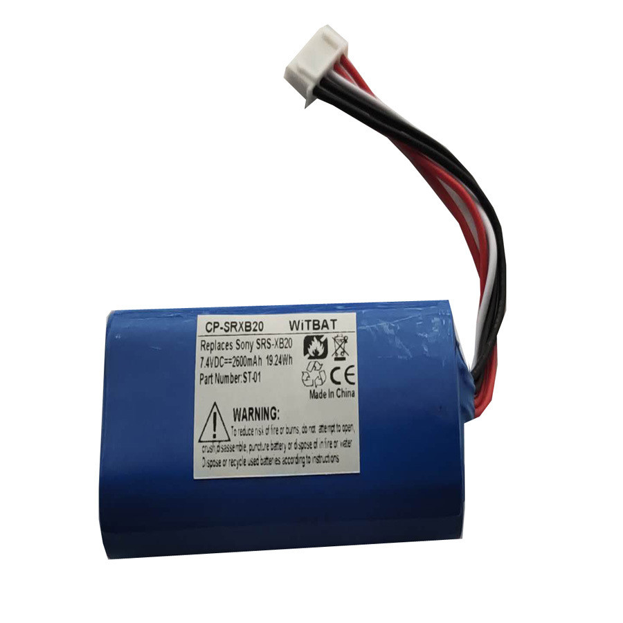 Compatible with Sony SRS-X3 SRS-XB20 Bluetooth speaker battery ST-01