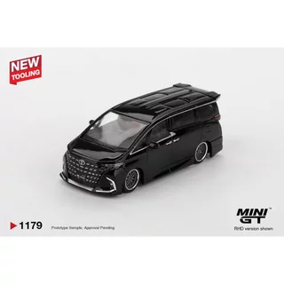 MINI GT No.1179 Toyota Alphard 40 KUHL Black MGT01179