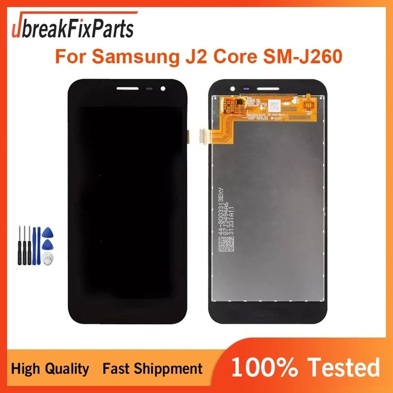 สําหรับ Samsung J2 Core SM-J260A J260ZA J260G J260T J260U ชุดหน้าจอสัมผัส LCD