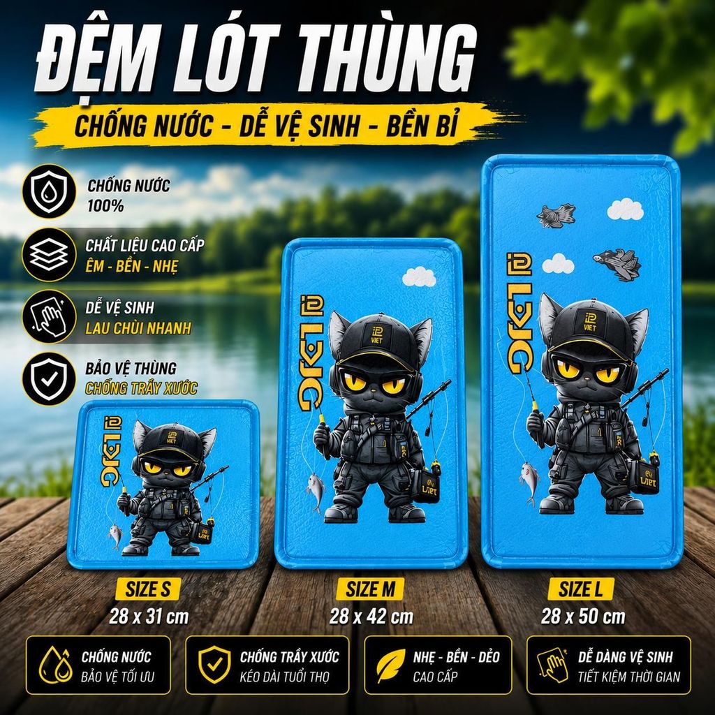 Cat Robot Cat Case Pad คุณภาพสูงกันน้ํา 100% โฟมหนัง 3 ขนาด 28x31 28x42 28x50 ซม. ฟรี 3M สติกเกอร์