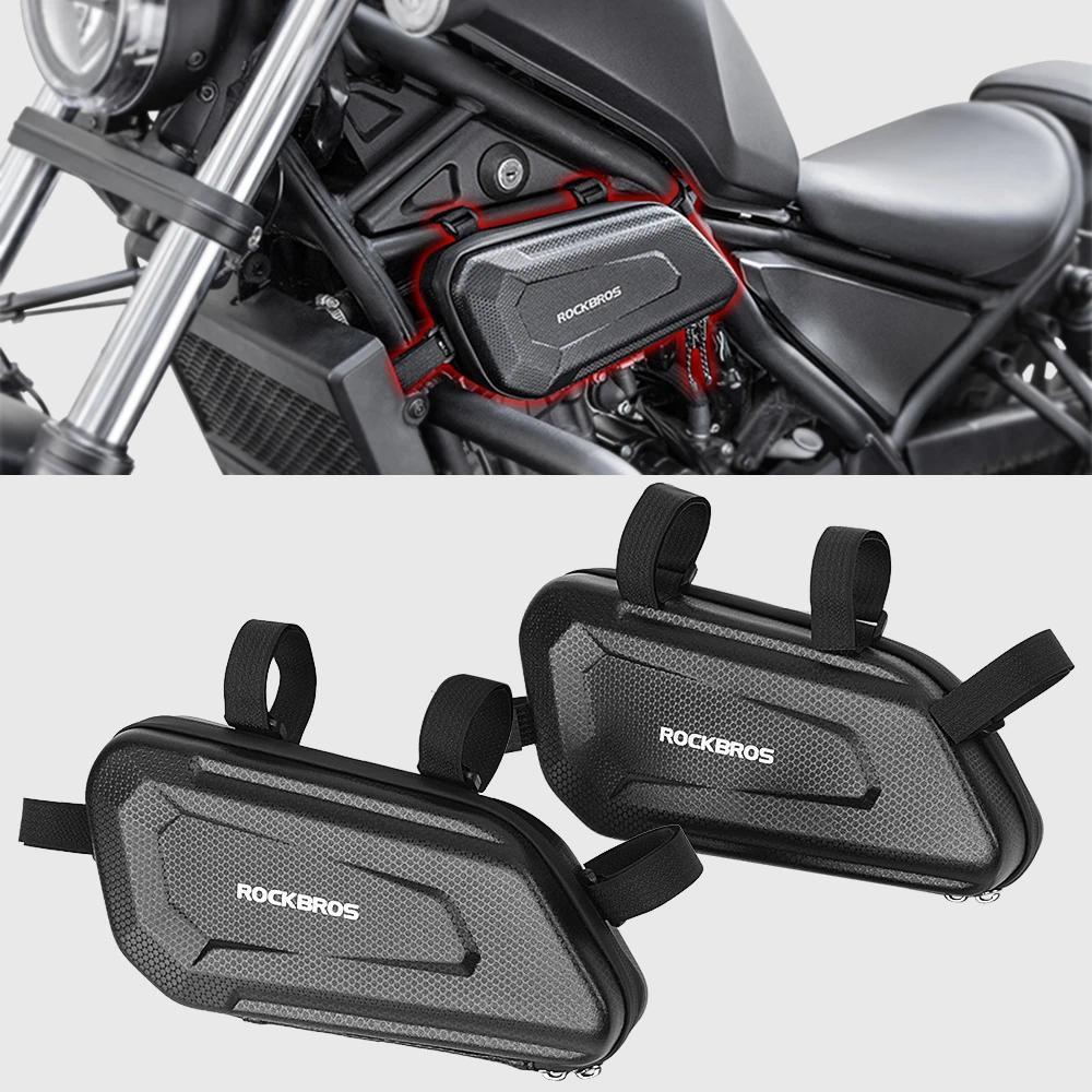 Kกระเป๋าข้างรถมอเตอร์ไซค์สำหรับ Honda Rebel CMX 250 300 500 1100 กระเป๋าใส่เครื่องมือแบบแข็ง กันน้ำ 