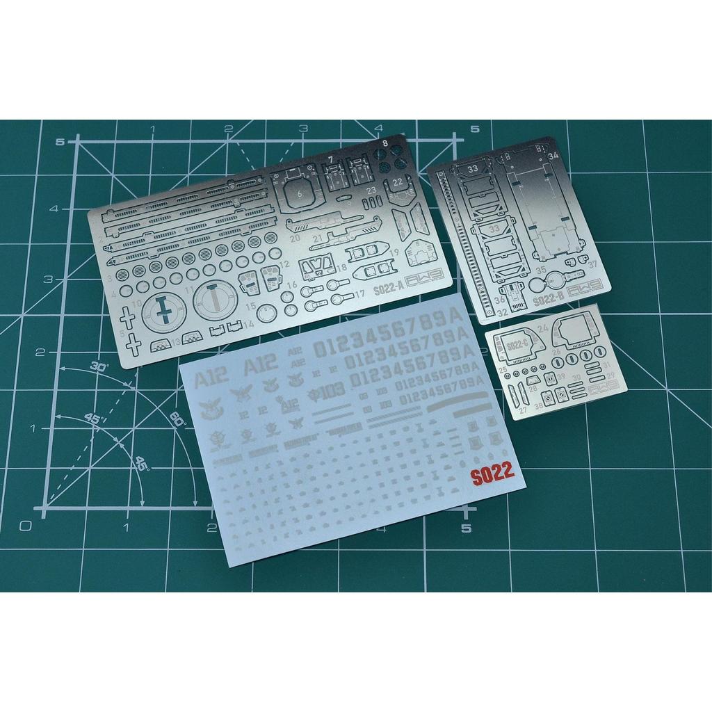 MAD Etching สําหรับ S22 HG GTO MS-06S ZAKU II ZAKU 2
