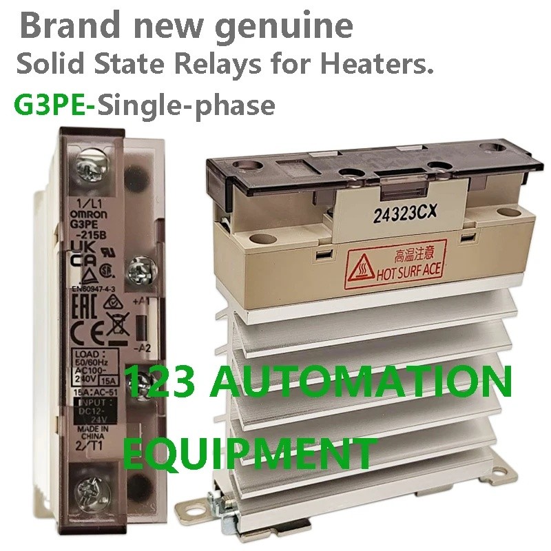 ใหม่ของแท้ Omron G3PE-215B 215B 515B 515B Solid State Relays สําหรับเครื่องทําความร้อน DC12-24V (เฟส